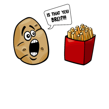 Motiv Best Friends, Beste Freunde, Pommes