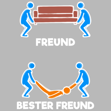 Motiv Beste Freunde Lustig