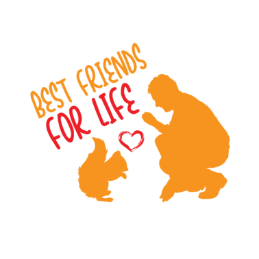 Motiv Eichhörnchen beste Freunde