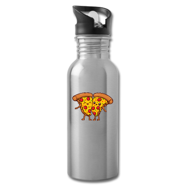 Beste Freunde Geschenke Trinkflasche - Beste Pizza Freunde