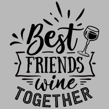 Motiv Beste Freunde Wein