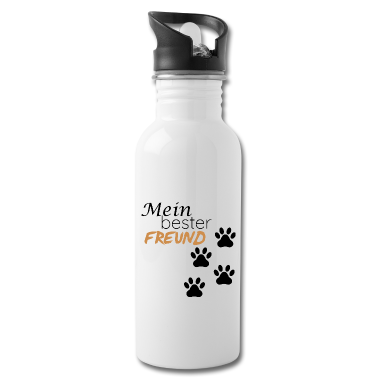 Beste Freunde Geschenke Trinkflasche - Mein bester Freund - der Hund