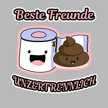 Motiv Beste Freunde-unzertrennlich