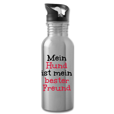Beste Freunde Geschenke Trinkflasche - Mein Hund ist mein bester Freund