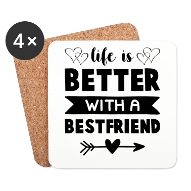 Beste Freunde Geschenke Untersetzer - bester freund