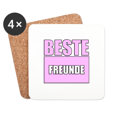 Beste Freunde Geschenke Untersetzer - BESTE FREUNDE