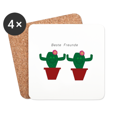 Beste Freunde Geschenke Untersetzer - Beste Freunde