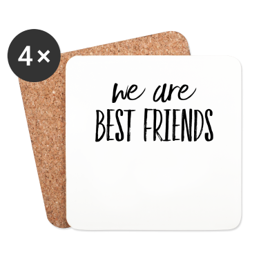 Beste Freunde Geschenke Untersetzer - Wir Sind Beste Freunde