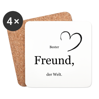 Beste Freunde Geschenke Untersetzer - Bester Freund