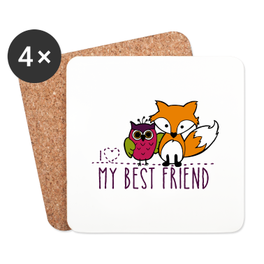 Beste Freunde Geschenke Untersetzer - Beste Freunde