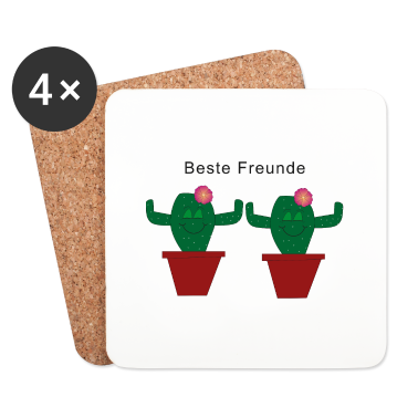 Beste Freunde Geschenke Untersetzer - Beste Freunde