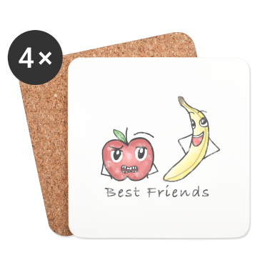 Beste Freunde Geschenke Untersetzer - Beste Freunde