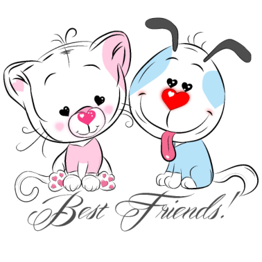 Motiv Beste Freunde!