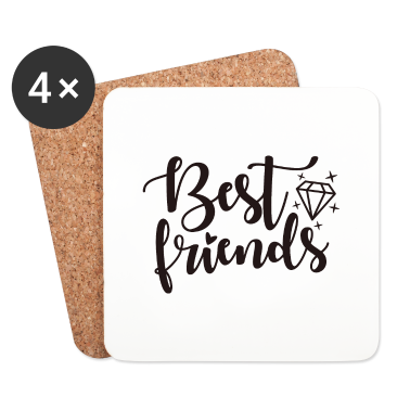 Beste Freunde Geschenke Untersetzer - Beste Freunde