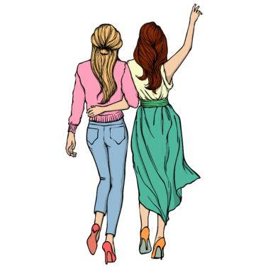 Motiv Beste Freunde Freundin