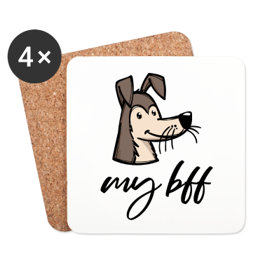 Beste Freunde Geschenke Untersetzer - Beste Freunde Hund