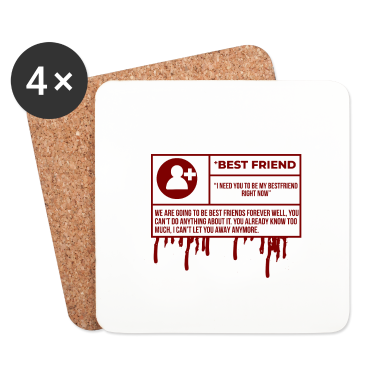 Beste Freunde Geschenke Untersetzer - Beste Freunde
