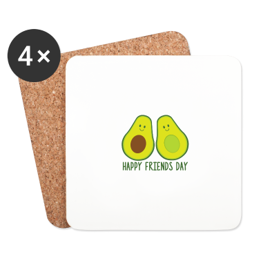 Beste Freunde Geschenke Untersetzer - Beste Freunde Avocado