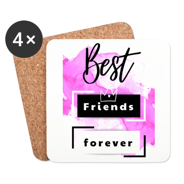 Beste Freunde Geschenke Untersetzer - Beste Freunde.