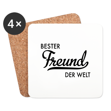 Beste Freunde Geschenke Untersetzer - Bester Freund der Welt