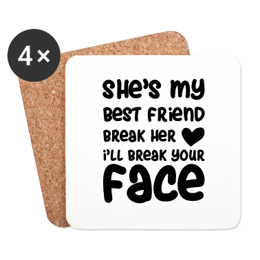 Beste Freunde Geschenke Untersetzer - Beste Freunde BFF