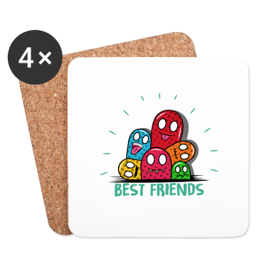 Beste Freunde Geschenke Untersetzer - Beste Freunde