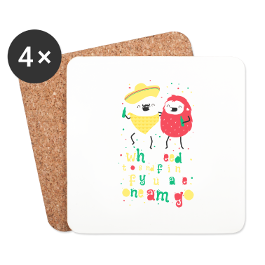 Beste Freunde Geschenke Untersetzer - Amigos - beste Freunde