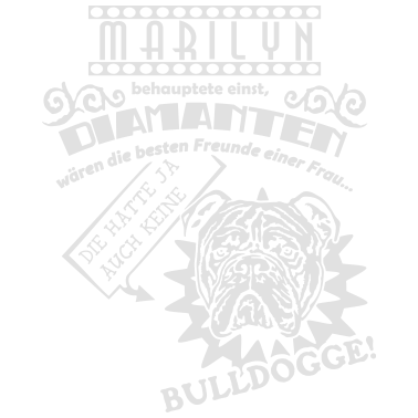 Motiv Bulldogge bester Freund