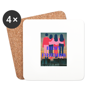 Beste Freunde Geschenke Untersetzer - BESTE FREUNDE