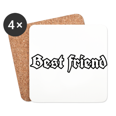 Beste Freunde Geschenke Untersetzer - Best friend - bester Freund