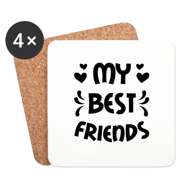 Beste Freunde Geschenke Untersetzer - Beste Freunde BFF