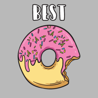 Motiv Beste Freunde Best Donut Geschenk