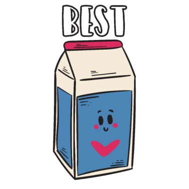 Motiv Beste Freunde Best Milchtüte Geschenk