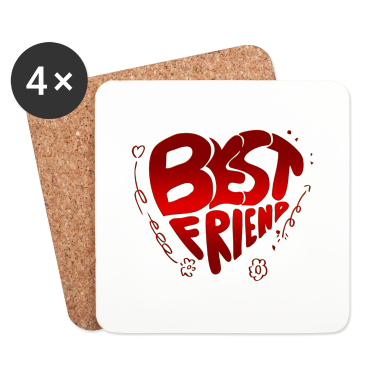 Beste Freunde Geschenke Untersetzer - Beste Freunde