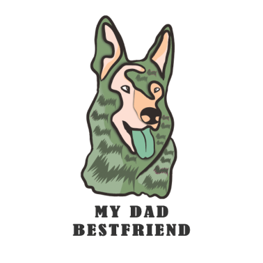 Motiv Hund der beste Freund