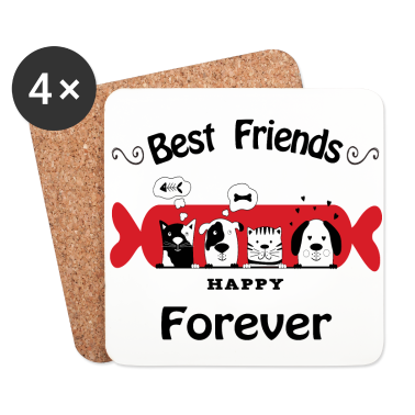Beste Freunde Geschenke Untersetzer - beste freunde