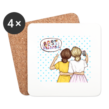 Beste Freunde Geschenke Untersetzer - Beste Freunde