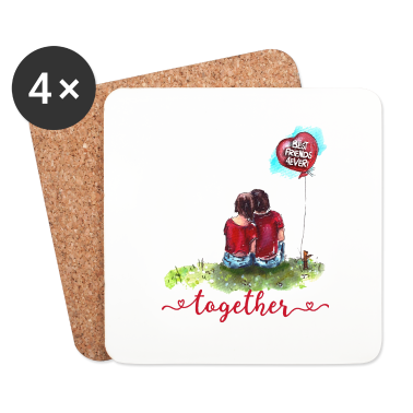 Beste Freunde Geschenke Untersetzer - Beste Freunde