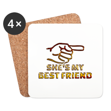 Beste Freunde Geschenke Untersetzer - Beste Freunde