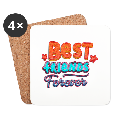 Beste Freunde Geschenke Untersetzer - Beste Freunde