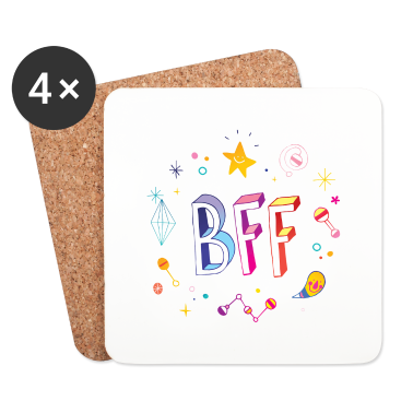 Beste Freunde Geschenke Untersetzer - Beste Freunde