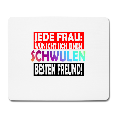 Beste Freunde Geschenke Mousepad - Schwuler Freund / Bester Freund
