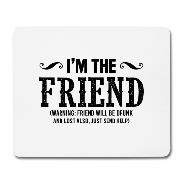 Beste Freunde Geschenke Mousepad - bester freund