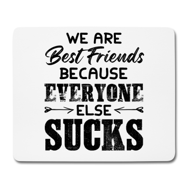 Beste Freunde Geschenke Mousepad - wir sind beste freunde