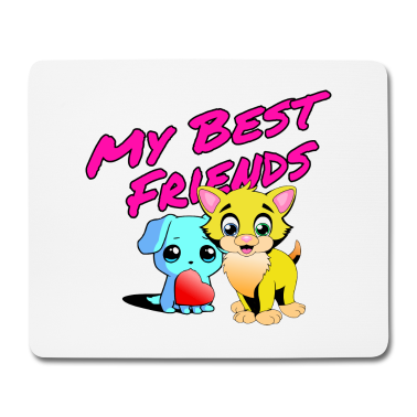 Beste Freunde Geschenke Mousepad - Meine Besten Freunde