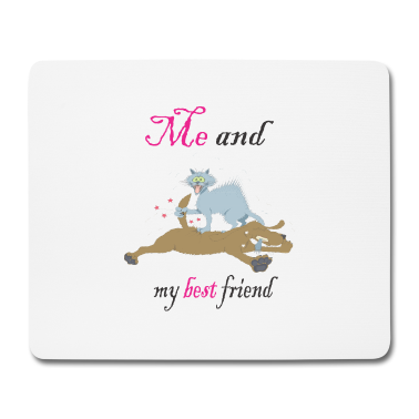 Beste Freunde Geschenke Mousepad - Ich und mein bester Freund
