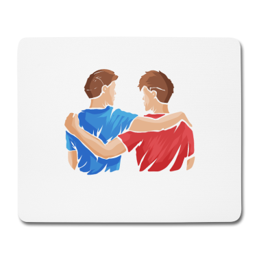 Beste Freunde Geschenke Mousepad - Beste Freunde