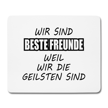 Beste Freunde Geschenke Mousepad - Beste Freunde