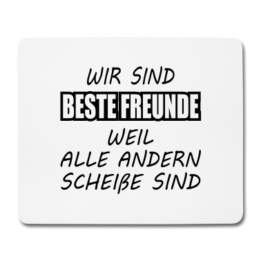 Beste Freunde Geschenke Mousepad - Beste Freunde