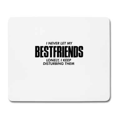 Beste Freunde Geschenke Mousepad - beste Freunde